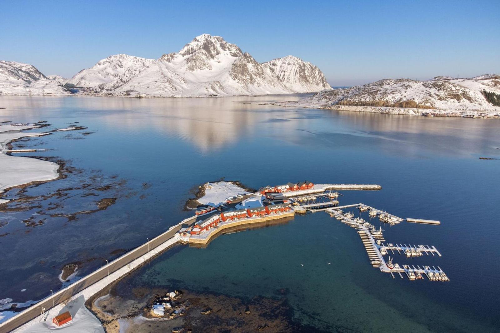Nappstraumen Seafront Cabin, Lilleeid 68 Gravdal  Exterior photo