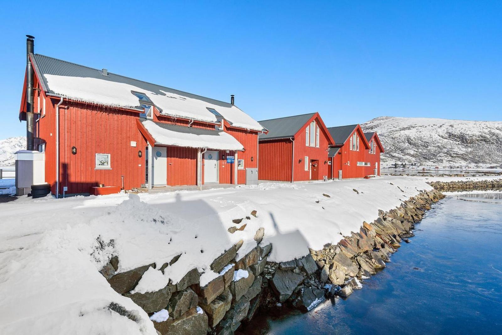 Nappstraumen Seafront Cabin, Lilleeid 68 Gravdal  Exterior photo