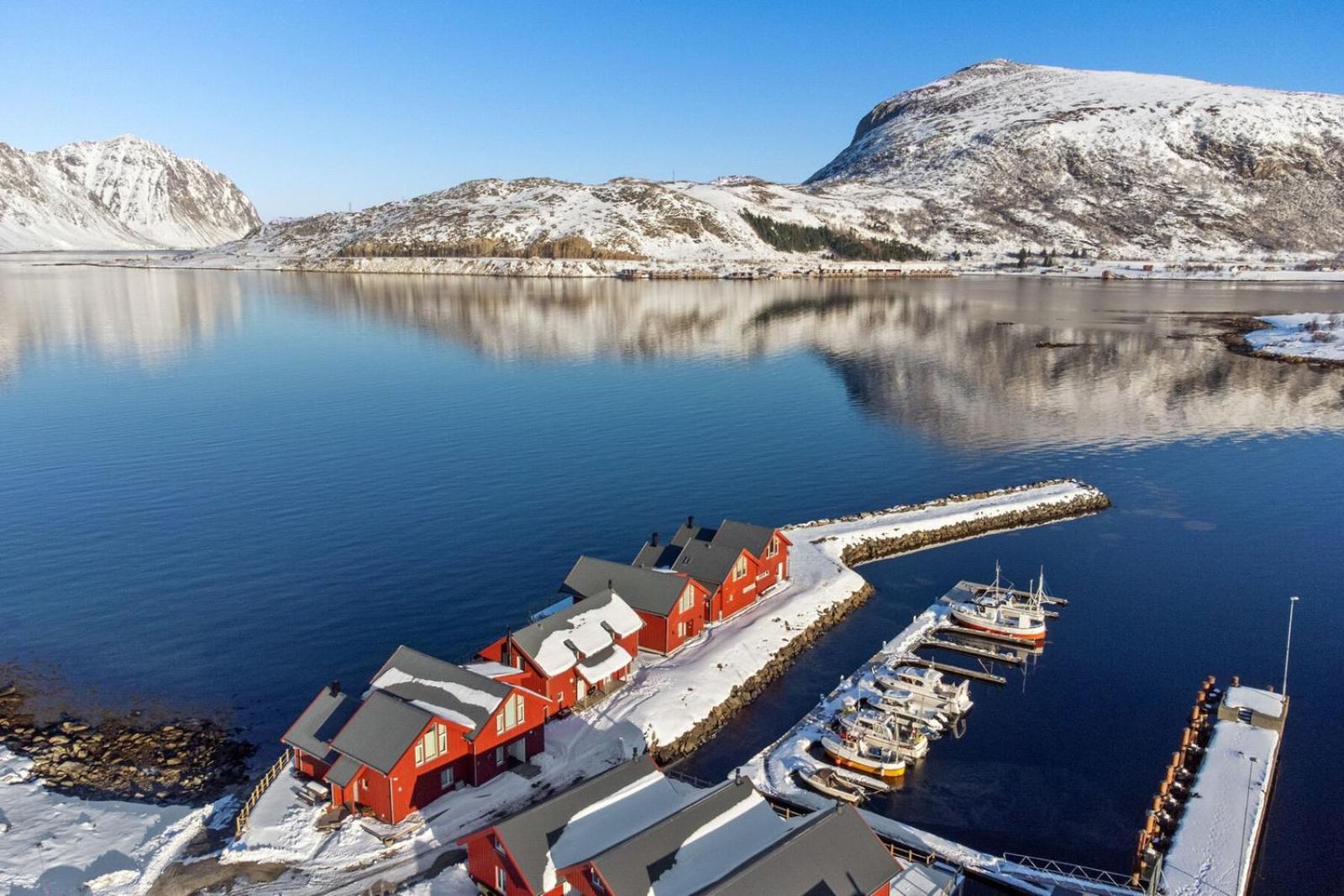 Nappstraumen Seafront Cabin, Lilleeid 68 Gravdal  Exterior photo