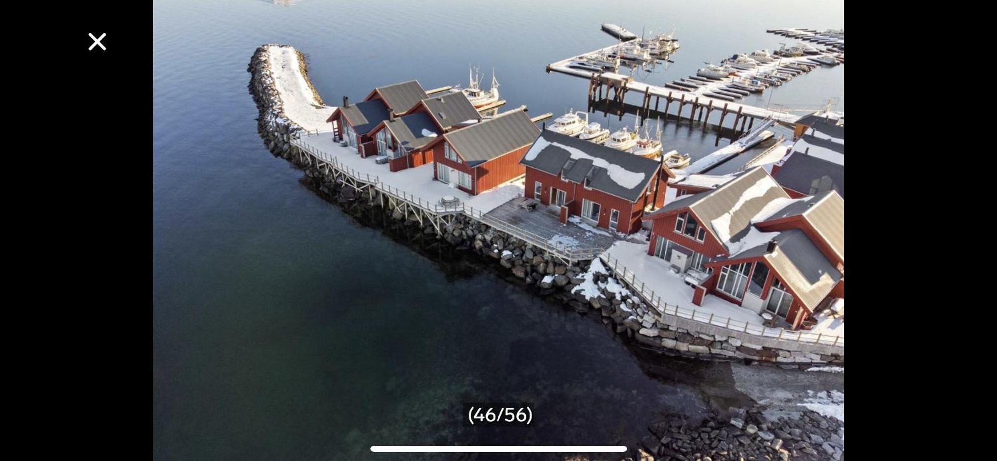 Nappstraumen Seafront Cabin, Lilleeid 68 Gravdal  Exterior photo